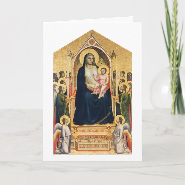 Tarjeta Ognissanti Madonna, Giotto, 1306-1310 (Anverso)