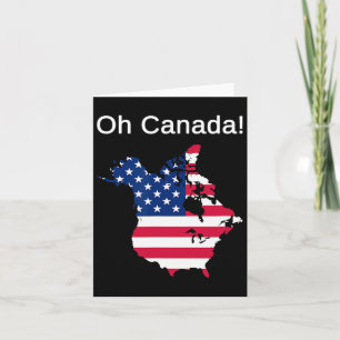 Tarjeta ¡Oh Canadá! Citas divertidas de Trump