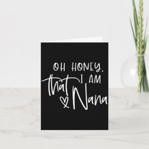 Tarjeta Oh cariño soy esa nana día de la madre
