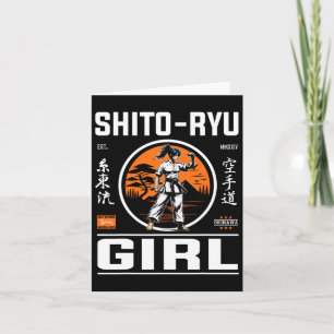 Tarjeta ¡Oh Chica Precisión De Ryu Y Estilo En El Diseño D