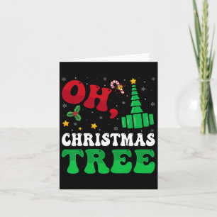 Tarjeta Oh Christmas Tree Xmas Ilumina Rt Thera Respirator