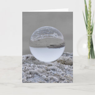 Tarjeta Oh Crystal Ball Llévame al océano - Frameable