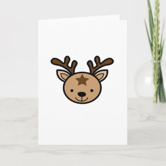 Tarjeta Oh Cute Deer Minimal Design