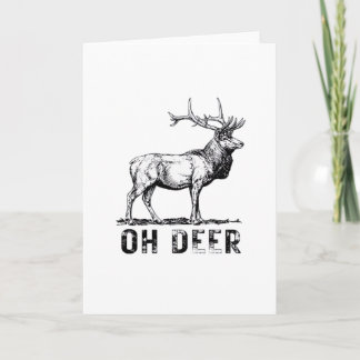 Tarjeta Oh Deer Bold Graphic Expression