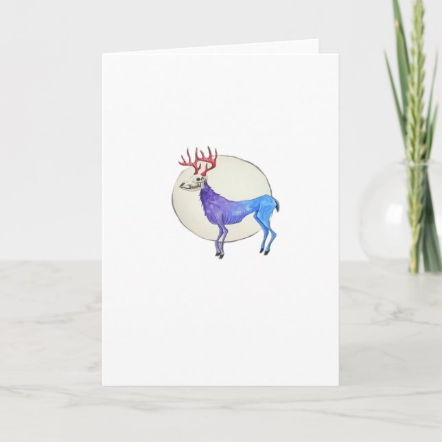 Tarjeta Oh Deer Clean Graphic Style (Anverso)