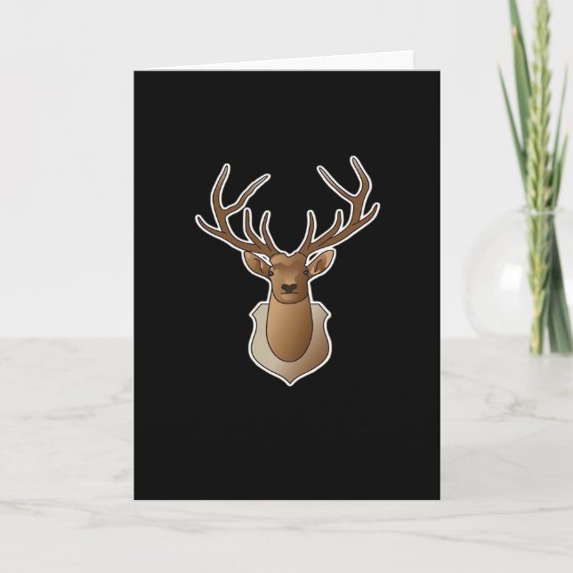 Tarjeta Oh Deer Minimal Design (Anverso)