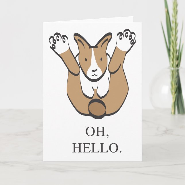 TARJETA OH, HOLA. (Anverso)
