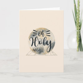 Tarjeta Oh Holy Night Blank Navidades Card