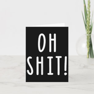 Tarjeta Oh Humor de Adultos Groserías Sarcasmo 