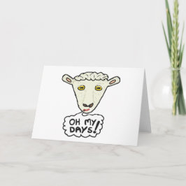 Tarjeta Oh, mis días