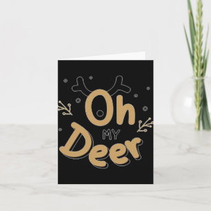 Tarjeta Oh My Deer