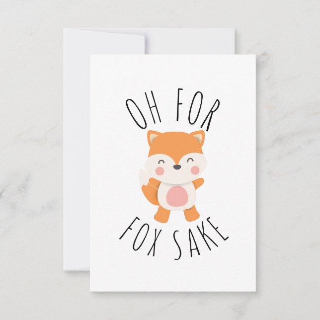 Tarjeta Oh por Fox Sake (Anverso)