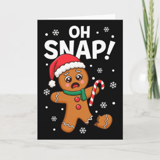 Tarjeta Oh Snap Hombre de Jengibre Para Adultos Niños Homb