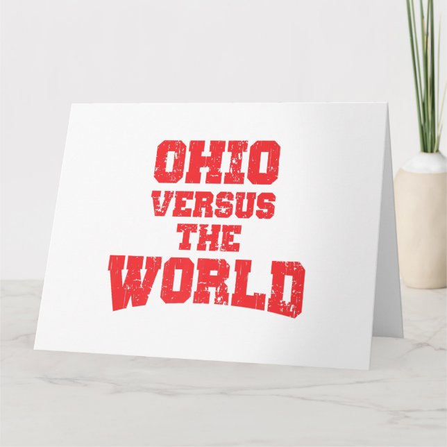 TARJETA OHIO VERSUS THE WORLD (Anverso)