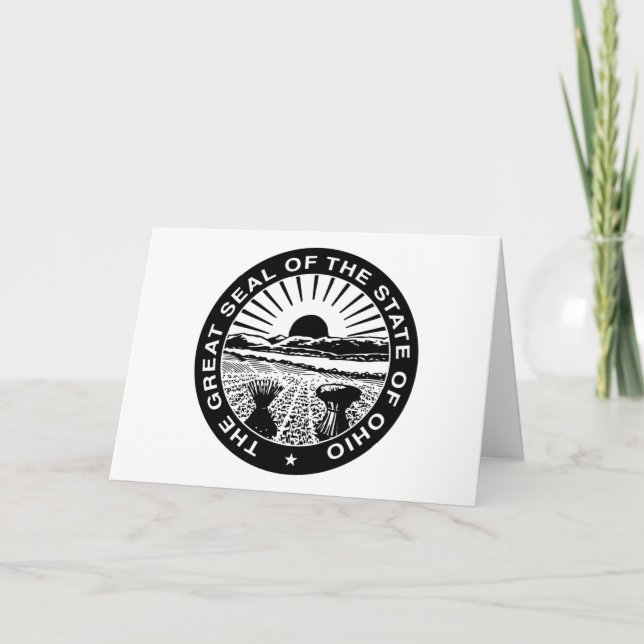 Tarjeta Ohioan Seal, Seal of Ohio (Anverso)