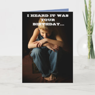 TARJETA OÍ QUE ERA SU CUMPLEAÑOS