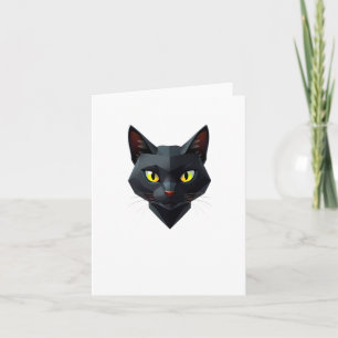 Tarjeta Oído de gato lindo 3d - Pegatina mundial de animal