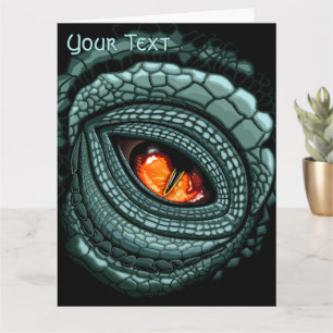 Tarjeta Ojo de depredador reptil primitivo