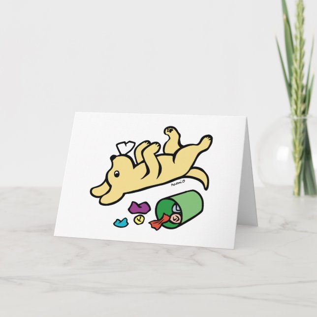 Tarjeta Ojo del Labrador del Amarillo Misquievante (Anverso)