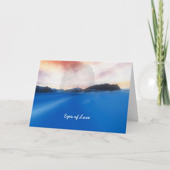 Tarjeta Ojos de amor (Anverso)