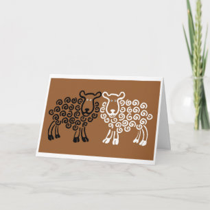 Tarjeta Ojos de cordero