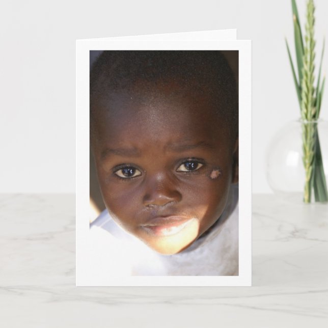 Tarjeta Ojos de un niño (Anverso)