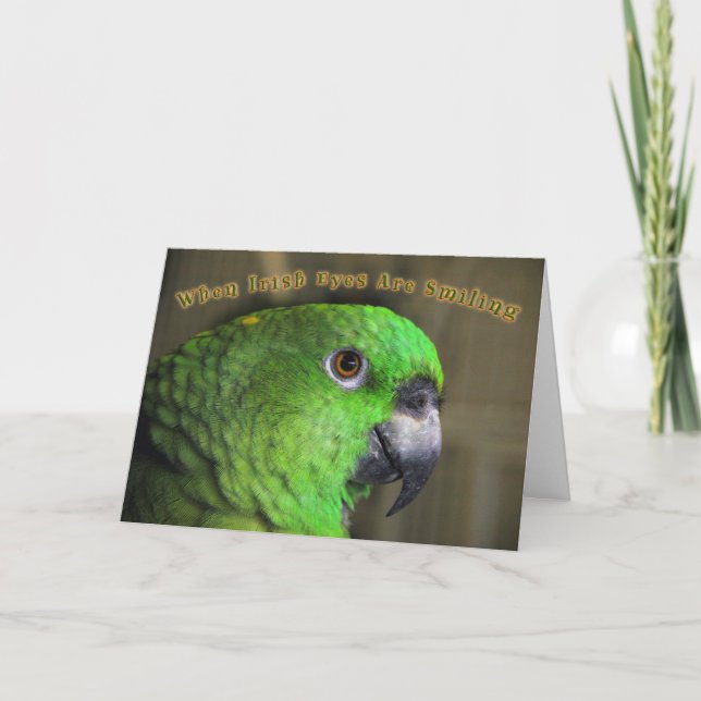 Tarjeta Ojos del irlandés (Anverso)