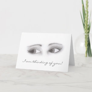 Tarjeta Ojos femeninos