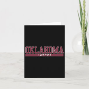 Tarjeta Oklahoma Lacrosse