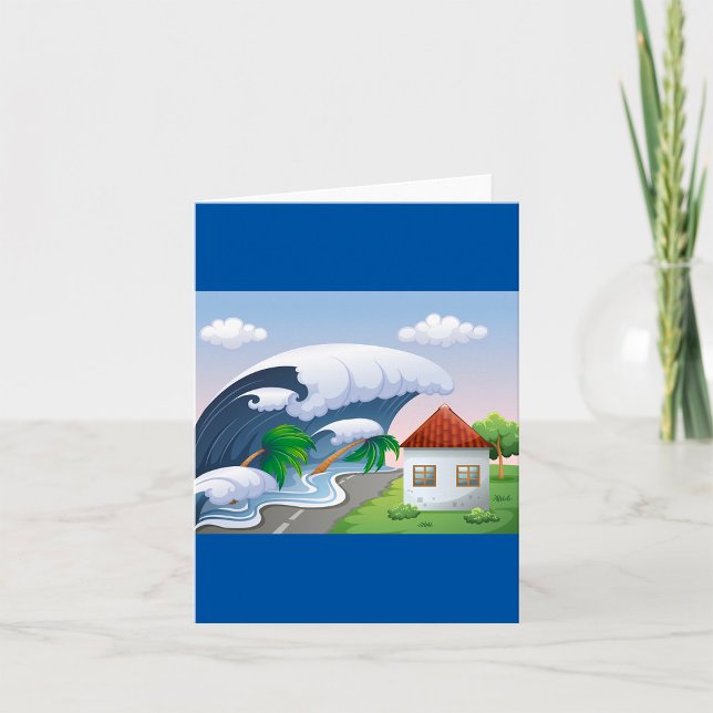 Tarjeta Ola de tsunami (Subido por el creador)