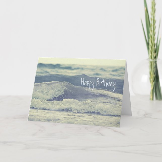 Tarjeta Ola Tidal de los Grandes Lagos del Lago Michigan (Anverso)