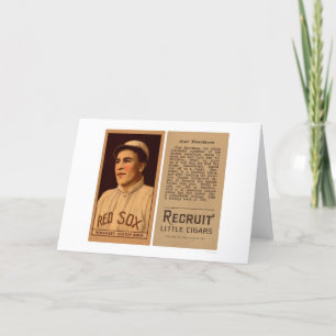 Tarjeta Olaf Henriksen Red Sox Baseball 1912