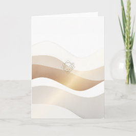 Tarjeta Olas del desierto calmo con esencia de Fennec | Se