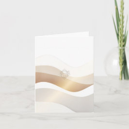 Tarjeta Olas del desierto calmo con esencia de Fennec | Se