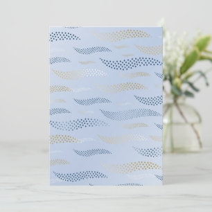 Tarjeta Olas Tigre (patrón estilizado) 4