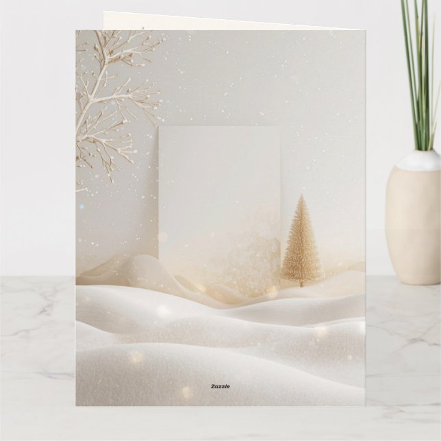 Tarjeta Old-Fashioned Christmas Magic; Holiday Greeting