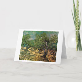 Tarjeta Olive Grove, Vincent van Gogh