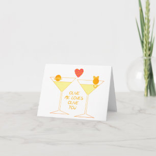 Tarjeta Olive Me Ama Olive Tú