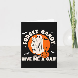 Tarjeta Olvidar Caramelo Dar Un Gato - Gato Negro Divertid