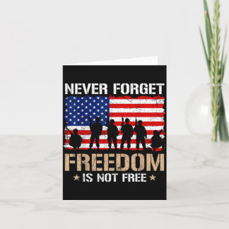 Tarjeta Olvidar la libertad no es el día conmemorativo est