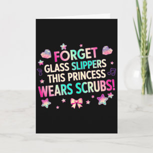 Tarjeta Olvídate de los zapatos de cristal, esta princesa