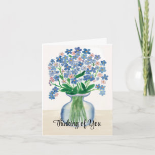 Tarjeta Olvídate De Que No Flores Piensan En Tu Solidarida
