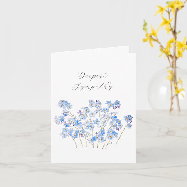 Tarjeta Olvídate de que no pienso en tu carta de simpatía (flor amarilla)