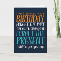 Olviden El Pasado Olviden El Actual Cumpleaños Gra