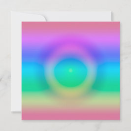 Tarjeta Ombre de ojos de arcoiris místico