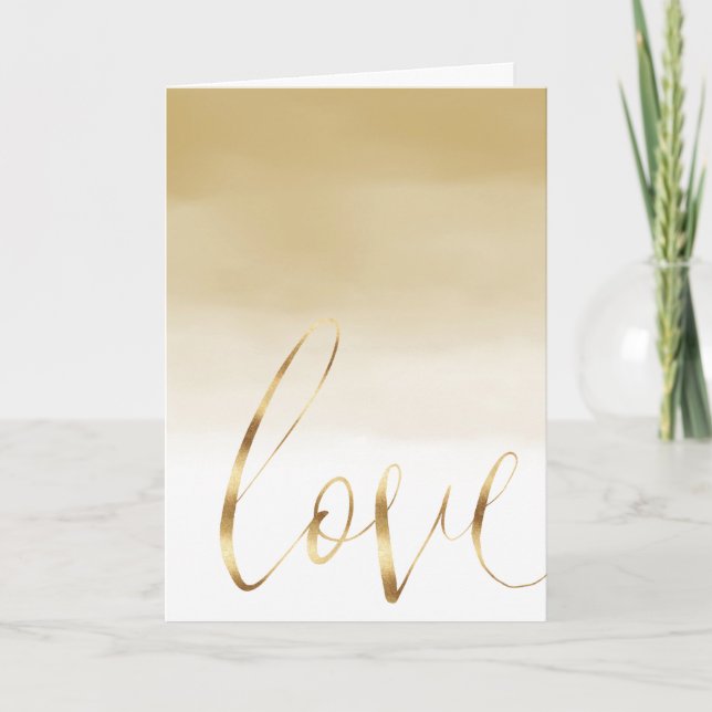 Tarjeta Ombre Ombre Love (Anverso)