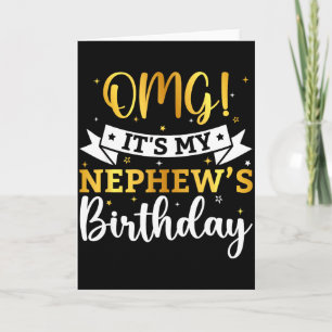 Tarjeta Omg Es El Cumpleaños De Mi Sobrino Feliz Cumple Tí