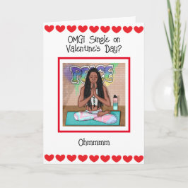 Tarjeta ¿OMG soltera en el Día de San Valentín?
