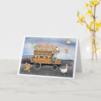 Tarjeta ómnibus de Gingerbread Jitney