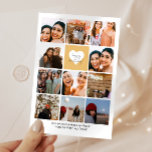 Tarjeta Once Collages de fotos Mejor Amigo Feliz Cumpleaño<br><div class="desc">Crea tu propio diseño con varias fotos de tu amigo.</div>
